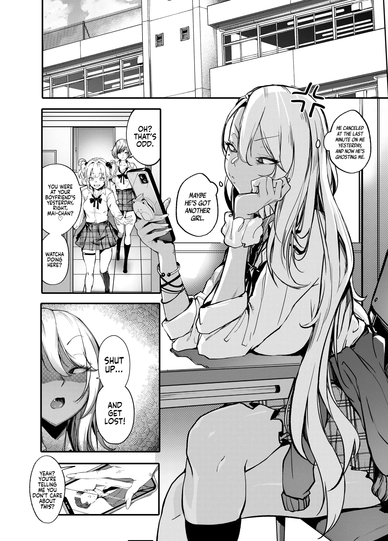 Hentai Manga Comic-Putting a Cheeky Gyaru in Her Place-Read-5